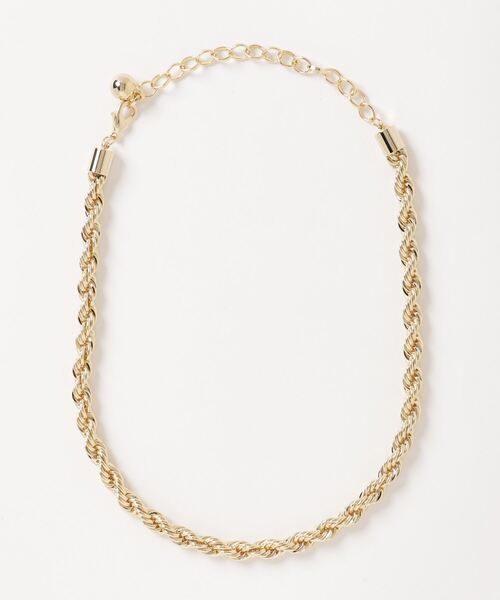 atmos pink（アトモスピンク）の「atmos pink スパイラルチェーンネックレス（ネックレス・レディース・シルバー/ゴールド・FREE）」の3枚目の写真