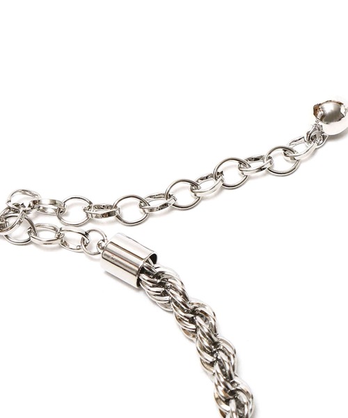 atmos pink（アトモスピンク）の「atmos pink スパイラルチェーンネックレス（ネックレス・レディース・シルバー/ゴールド・FREE）」の13枚目の写真