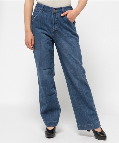 OUTLET（アウトレット）の「【Discoat Petit】デニムワイドパンツ（その他パンツ・レディース・ブルー/ネイビー・MEDIUM/LARGE）」の2枚目の写真