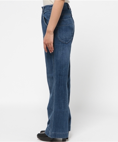 OUTLET（アウトレット）の「【Discoat Petit】デニムワイドパンツ（その他パンツ・レディース・ブルー/ネイビー・MEDIUM/LARGE）」の4枚目の写真