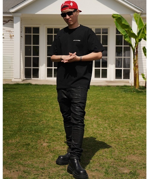 A FEW GOOD KIDS(ア フュー グッド キッズ)の「A'GEM/9 × .kom『A FEW GOOD KIDS/ア フュー グッド キッズ』ANGEL CIRCLE LOGO T-shirt/エンジェル 3Dサークルロゴ ベーシック 半袖Tシャツ(Tシャツ/カットソー・メンズ・ホワイト/ブラック・M/L)」の7枚目の写真