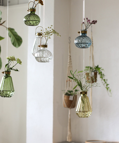 Creer（クレエ）の「クレエ Creer / シナリーハンギングオーナメントベース（フラワーベース・レディース・グリーン/ブルーグレー/イエロー/クリア・FREE）」の11枚目の写真