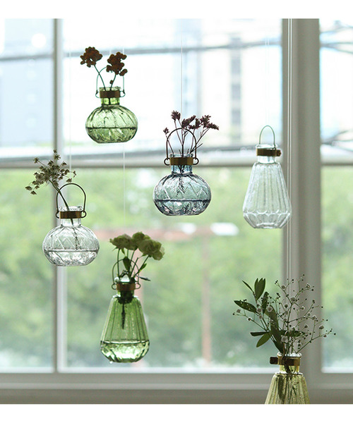 Creer（クレエ）の「クレエ Creer / シナリーハンギングオーナメントベース（フラワーベース・レディース・グリーン/ブルーグレー/イエロー/クリア・FREE）」の9枚目の写真