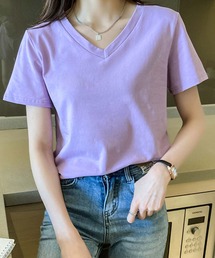 ベーシックVネックTシャツ