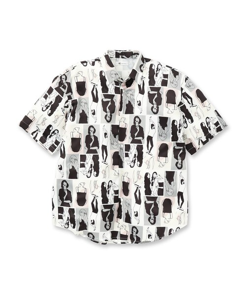 tk.TAKEO KIKUCHI（ティーケータケオキクチ）の「◆アソートパターン半袖シャツ（シャツ/ブラウス・メンズ・ホワイト系4/ブラック系3/イエロー系9/ブラック系/グレー系8/ベージュ系その他/ダークブラウン系3/グレー系その他/イエロー系その他・02/03）」の10枚目の写真