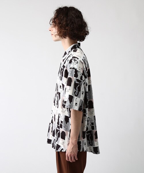 tk.TAKEO KIKUCHI（ティーケータケオキクチ）の「◆アソートパターン半袖シャツ（シャツ/ブラウス・メンズ・ホワイト系4/ブラック系3/イエロー系9/ブラック系/グレー系8/ベージュ系その他/ダークブラウン系3/グレー系その他/イエロー系その他・02/03）」の13枚目の写真