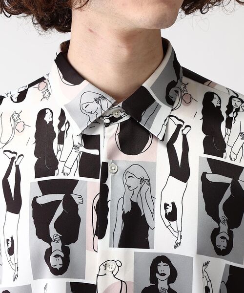 tk.TAKEO KIKUCHI（ティーケータケオキクチ）の「◆アソートパターン半袖シャツ（シャツ/ブラウス・メンズ・ホワイト系4/ブラック系3/イエロー系9/ブラック系/グレー系8/ベージュ系その他/ダークブラウン系3/グレー系その他/イエロー系その他・02/03）」の15枚目の写真