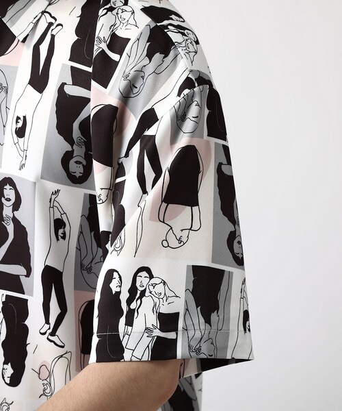 tk.TAKEO KIKUCHI（ティーケータケオキクチ）の「◆アソートパターン半袖シャツ（シャツ/ブラウス・メンズ・ホワイト系4/ブラック系3/イエロー系9/ブラック系/グレー系8/ベージュ系その他/ダークブラウン系3/グレー系その他/イエロー系その他・02/03）」の16枚目の写真