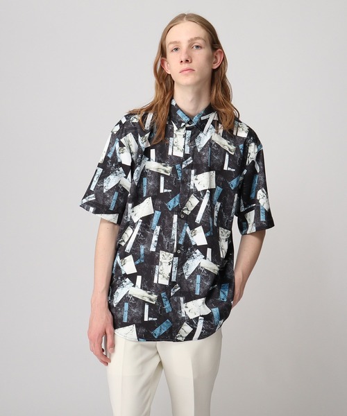 tk.TAKEO KIKUCHI（ティーケータケオキクチ）の「◆アソートパターン半袖シャツ（シャツ/ブラウス・メンズ・ホワイト系4/ブラック系3/イエロー系9/ブラック系/グレー系8/ベージュ系その他/ダークブラウン系3/グレー系その他/イエロー系その他・02/03）」の5枚目の写真