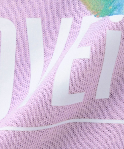 by LOVEiT(バイラビット)の「タイダイラビ子ワンピース(ワンピース・キッズ・ブラック/ホワイト/ラベンダー・120cm/140cm/150cm/130cm/160cm)」の5枚目の写真