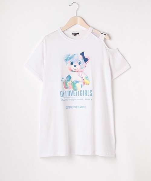 by LOVEiT(バイラビット)の「タイダイラビ子ワンピース(ワンピース・キッズ・ブラック/ホワイト/ラベンダー・120cm/140cm/150cm/130cm/160cm)」の16枚目の写真