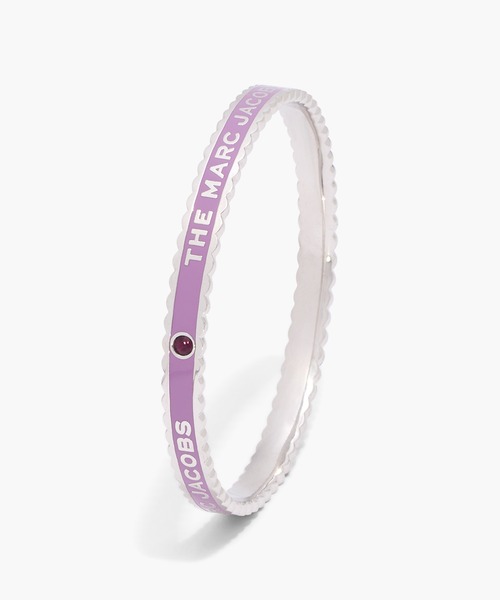 MARC JACOBS（マークジェイコブス）の「THE MEDALLION SCALLOPED BANGLE/ザ メダリオン スカラップ バングル（バングル/リストバンド・レディース・ピンク系その他/ブラック×ゴールド/ホワイト×ゴールド/パープル系その他・ONE SIZE）」の8枚目の写真