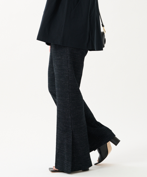 journal standard L'essage（ジャーナルスタンダードレサージュ）の「ジャージーツイードイージーパンツ（その他パンツ・レディース・ブラック/グレー系その他・FREE）」の6枚目の写真