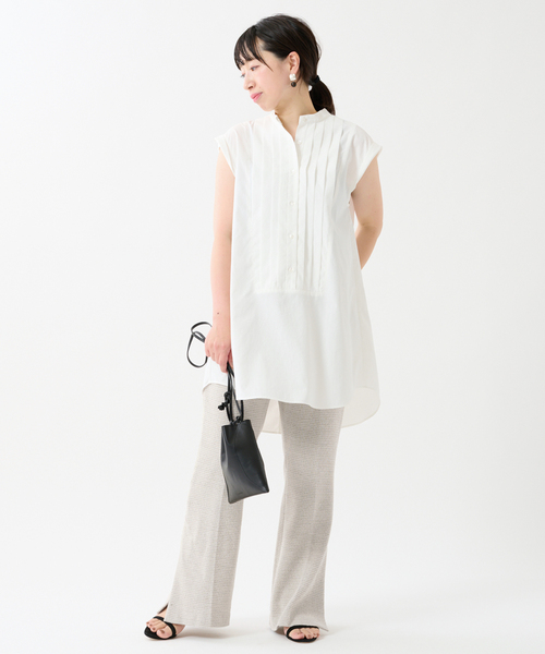 journal standard L'essage（ジャーナルスタンダードレサージュ）の「ジャージーツイードイージーパンツ（その他パンツ・レディース・ブラック/グレー系その他・FREE）」の10枚目の写真