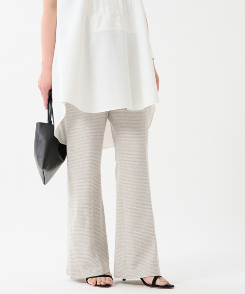 journal standard L'essage（ジャーナルスタンダードレサージュ）の「ジャージーツイードイージーパンツ（その他パンツ・レディース・ブラック/グレー系その他・FREE）」の12枚目の写真