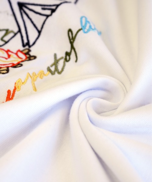 Burner(バーナー)の「【GROOVY STORE】ビッグシルエット 刺繍 キャンプ Tシャツ USAコットン(Tシャツ/カットソー・メンズ・ネイビー/ブラック/グリーン/ホワイト・M/LL/L)」の9枚目の写真