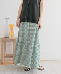 チェックキリカエスカート