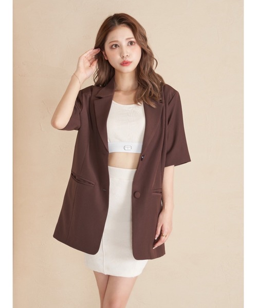 Darich（ダーリッチ）の「ハーフスリーブオーバージャケット  