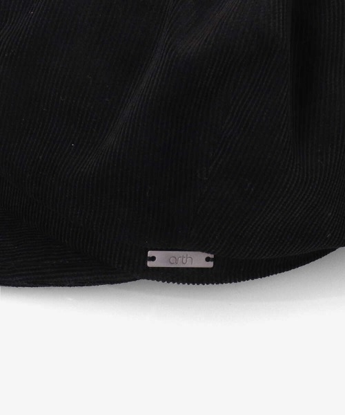 arth(アース)の「arth Summer Corduroy Casquette(キャスケット・メンズ・ネイビー/ベージュ/ブラック・59cm/57cm)」の4枚目の写真