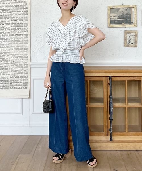 mysty woman（ミスティウーマン）の「チェックフリルラッフル