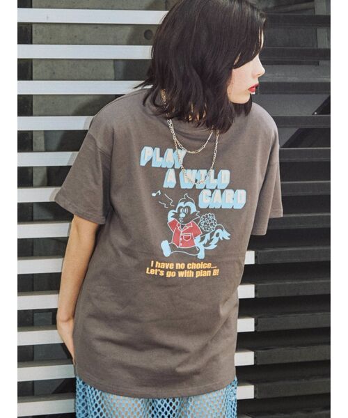 jouetie(ジュエティ)の「レトログラフィックBIG Tシャツ(Tシャツ/カットソー・レディース・ブラック/パープル/アイボリー・MEDIUM)」の19枚目の写真