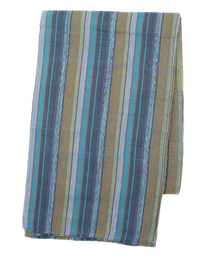 Amina（アミナ）の「【チャイハネ】カラフルボーダーベッドカバー シングルサイズ（寝具）」