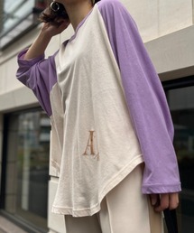 mi via loca | シアーラグランロゴロンT(Tシャツ/カットソー)