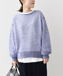 *メッシュモヘヤ×カットソーコンビネーション◆