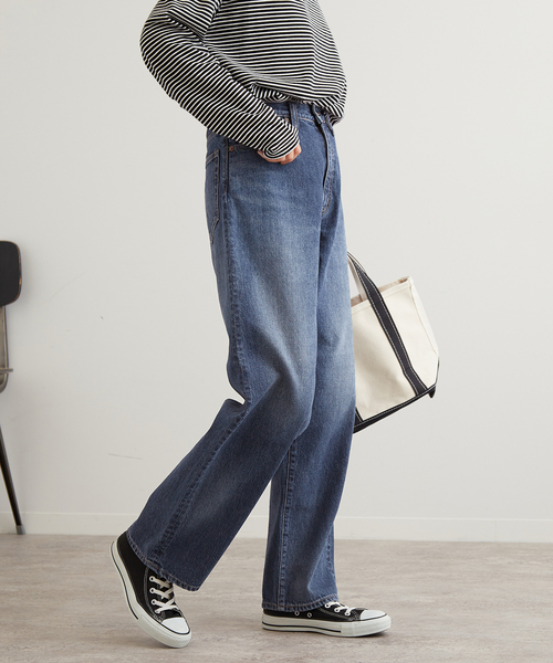 FRAMeWORK デニムデライト　12OZデニムワイドジーンズ　26 セール】【DENIM DELIGHT/デニムデライト】12OZ デニムワイド