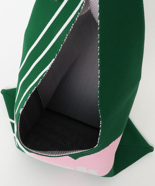 Ray BEAMS（レイビームス）の「Ray BEAMS / メッセージ ニット バッグ（トートバッグ・レディース・ホワイト/グリーン・ONE SIZE）」の13枚目の写真