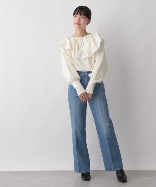 LOWRYS FARM（ローリーズファーム）の「フリルニット 294819（ニット