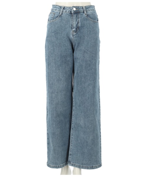 ANAP（アナップ）の「シンプルストレッチストレートデニムパンツ（デニムパンツ・レディース・ブラック/ブルー・S/M）」の7枚目の写真