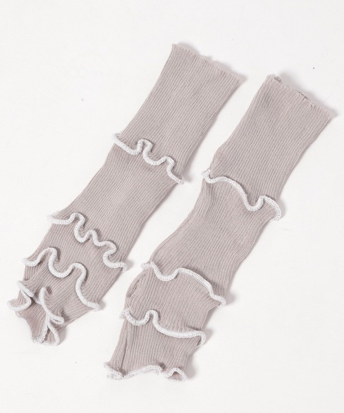 HARE（ハレ）の「デザインアームウォーマ－(HARE)（アームカバー・レディース・ブラック/グレー・FREE）」の15枚目の写真