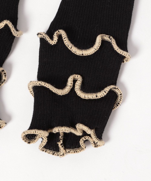 HARE（ハレ）の「デザインアームウォーマ－(HARE)（アームカバー・レディース・ブラック/グレー・FREE）」の4枚目の写真