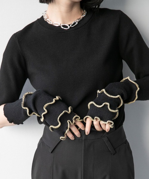 HARE（ハレ）の「デザインアームウォーマ－(HARE)（アームカバー・レディース・ブラック/グレー・FREE）」の21枚目の写真