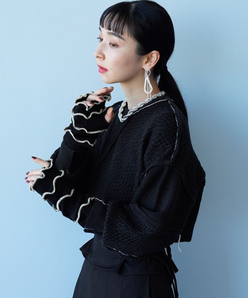 HARE（ハレ）の「デザインアームウォーマ－(HARE)（アームカバー・レディース・ブラック/グレー・FREE）」の17枚目の写真