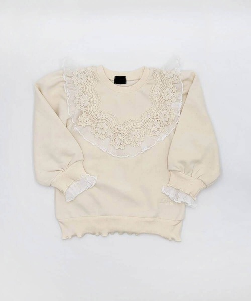 Rora（ローラ）の「ベッキー スウェット (2color)（スウェット・キッズ・ブルーパープル/アイボリー・150/110/130/100/120/140）」の13枚目の写真