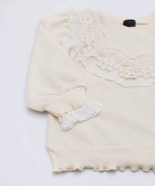 Rora（ローラ）の「ベッキー スウェット (2color)（スウェット・キッズ・ブルーパープル/アイボリー・150/110/130/100/120/140）」の12枚目の写真