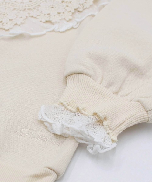 Rora（ローラ）の「ベッキー スウェット (2color)（スウェット・キッズ・ブルーパープル/アイボリー・150/110/130/100/120/140）」の9枚目の写真