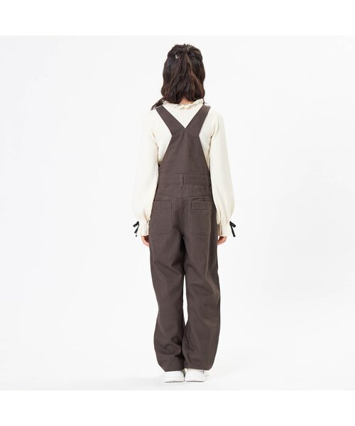 algy（アルジー）の「ゆるサロペ（サロペット/オーバーオール・キッズ・インディゴブルー/ブラウン・SMALL/X-SMALL/MEDIUM/XX-SMALL/XXX-SMALL）」の4枚目の写真