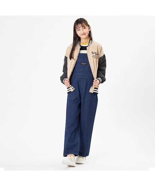 algy（アルジー）の「ゆるサロペ（サロペット/オーバーオール・キッズ・インディゴブルー/ブラウン・SMALL/X-SMALL/MEDIUM/XX-SMALL/XXX-SMALL）」の10枚目の写真