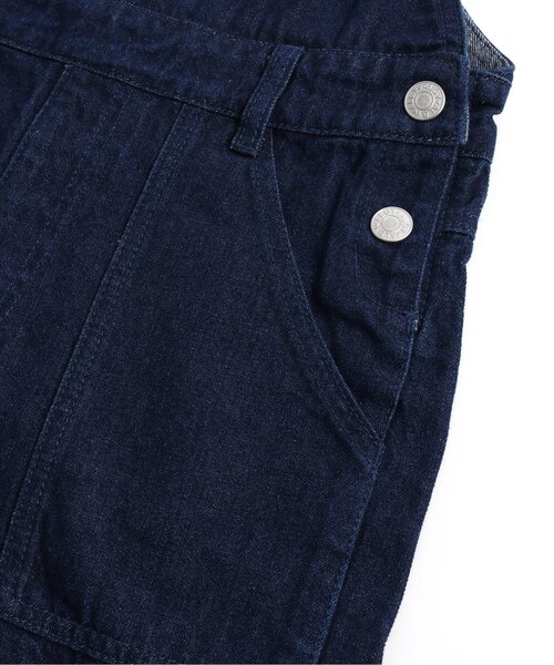 algy（アルジー）の「ゆるサロペ（サロペット/オーバーオール・キッズ・インディゴブルー/ブラウン・SMALL/X-SMALL/MEDIUM/XX-SMALL/XXX-SMALL）」の20枚目の写真