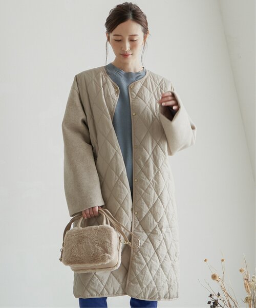 ikka（イッカ）の「エコファー2WAYミニショルダーバッグ（ショルダーバッグ・レディース・ブラック/ダークグリーン/オフホワイト/マスタード・FREE）」の21枚目の写真