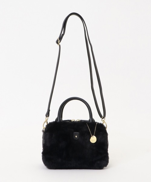 ikka（イッカ）の「エコファー2WAYミニショルダーバッグ（ショルダーバッグ・レディース・ブラック/ダークグリーン/オフホワイト/マスタード・FREE）」の17枚目の写真