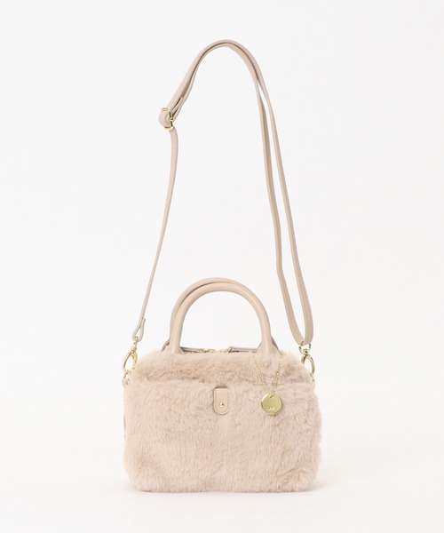 ikka（イッカ）の「エコファー2WAYミニショルダーバッグ（ショルダーバッグ・レディース・ブラック/ダークグリーン/オフホワイト/マスタード・FREE）」の6枚目の写真