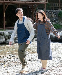 THE BAREFOOT（ベアフット）の「【 TEMPUS / テンプス 】 オーバーオールタバード キャンプ ロングエプロン OVERALL TABARD IZI 20164857（エプロン）」