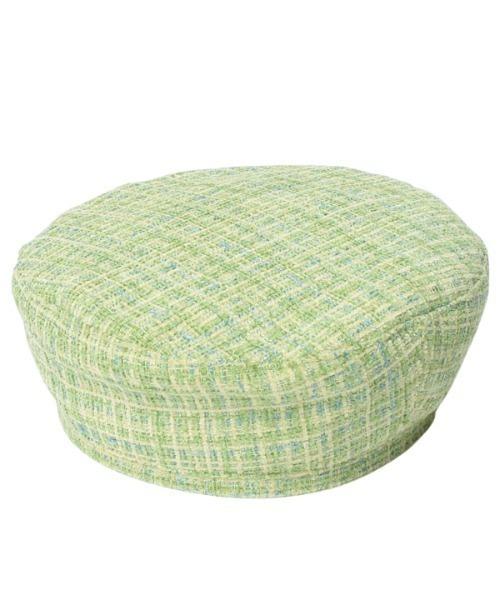 EIMY ISTOIRE（エイミーイストワール）の「ツイードベレー（ハンチング/ベレー帽・レディース・ブラック/グリーン系その他/ブルー/パープル/ピンク・FREE）」の2枚目の写真