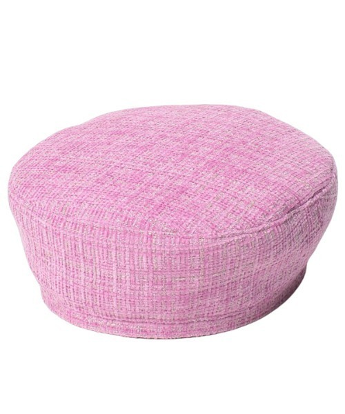 EIMY ISTOIRE（エイミーイストワール）の「ツイードベレー（ハンチング/ベレー帽・レディース・ブラック/グリーン系その他/ブルー/パープル/ピンク・FREE）」の7枚目の写真