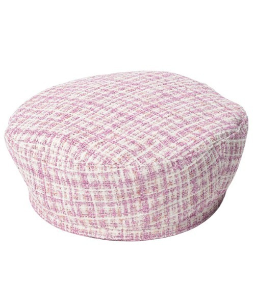 EIMY ISTOIRE（エイミーイストワール）の「ツイードベレー（ハンチング/ベレー帽・レディース・ブラック/グリーン系その他/ブルー/パープル/ピンク・FREE）」の8枚目の写真