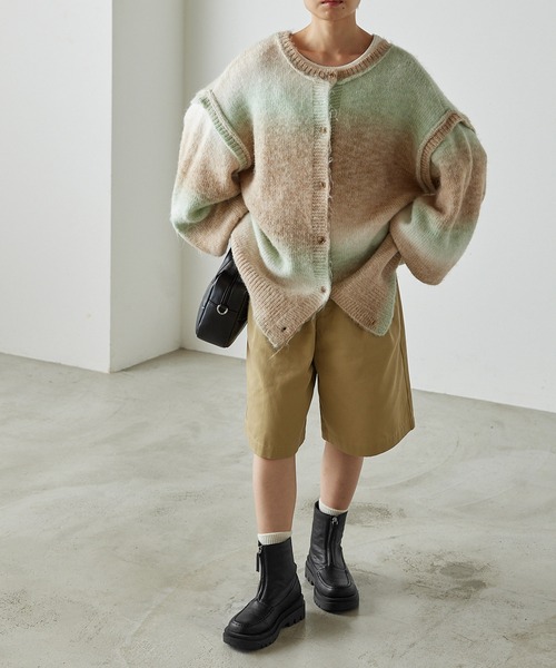 forksy.(フォルクシー)の「【forksy.】ジップトラックソールブーツ(ブーツ・レディース・ブラック・S/M/L/LL)」の12枚目の写真